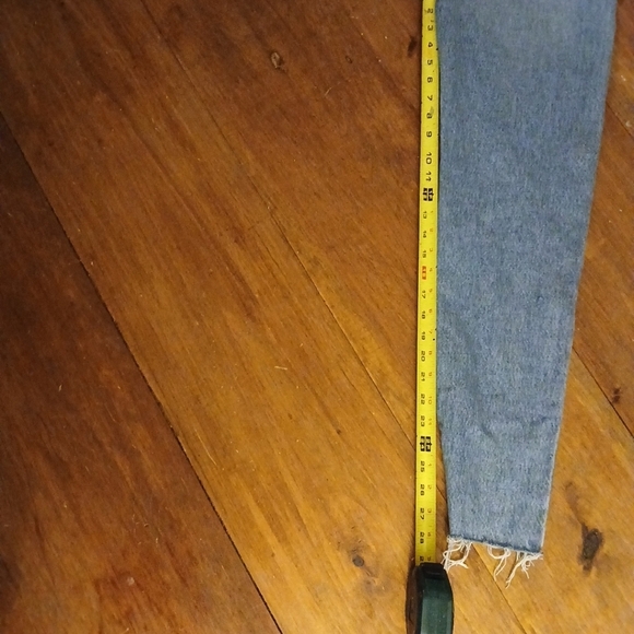 MOM garage Jeans Anna Blue  Distressed Size  00 Waist 23 NWT - Picture 6 of 6